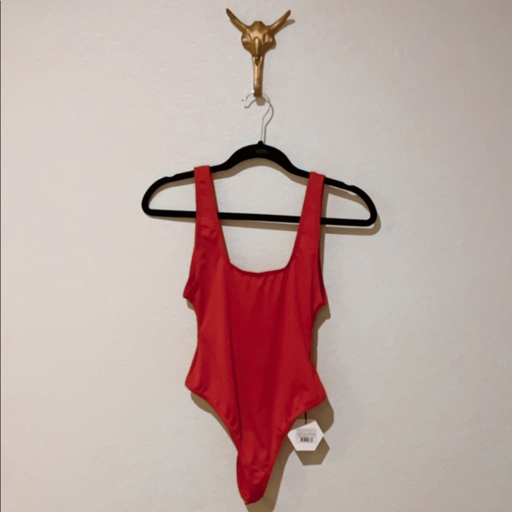 OW Intimates Red Bodysuit (Size S)